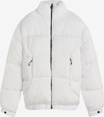 Giacca invernale di Bershka in bianco: frontale