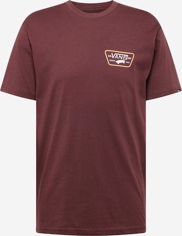 T-Shirt VANS en marron : devant