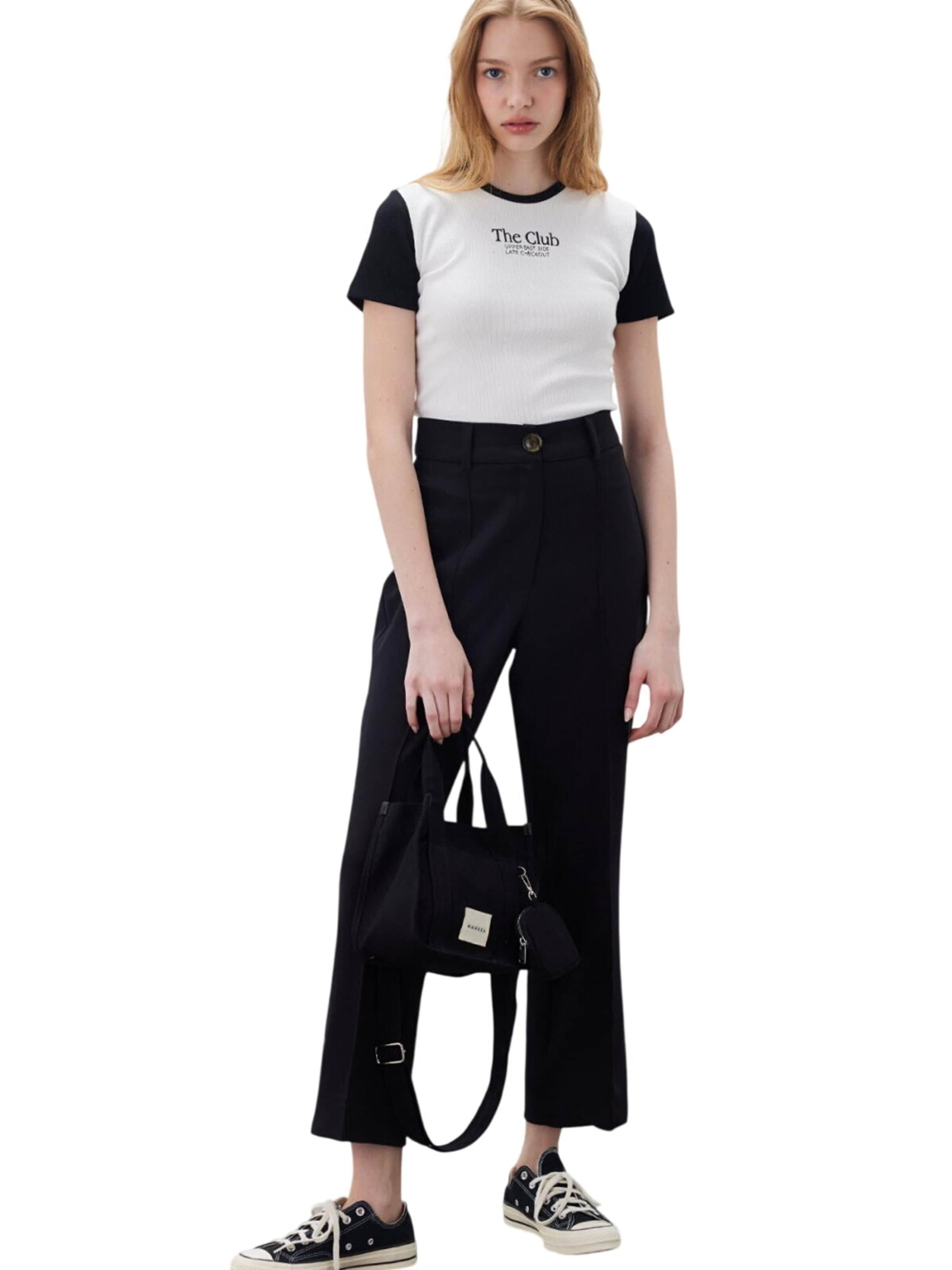 MANUKA Regular Broek in Zwart
