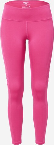 Reebok Спортивные штаны в Ярко-розовы�й: спереди