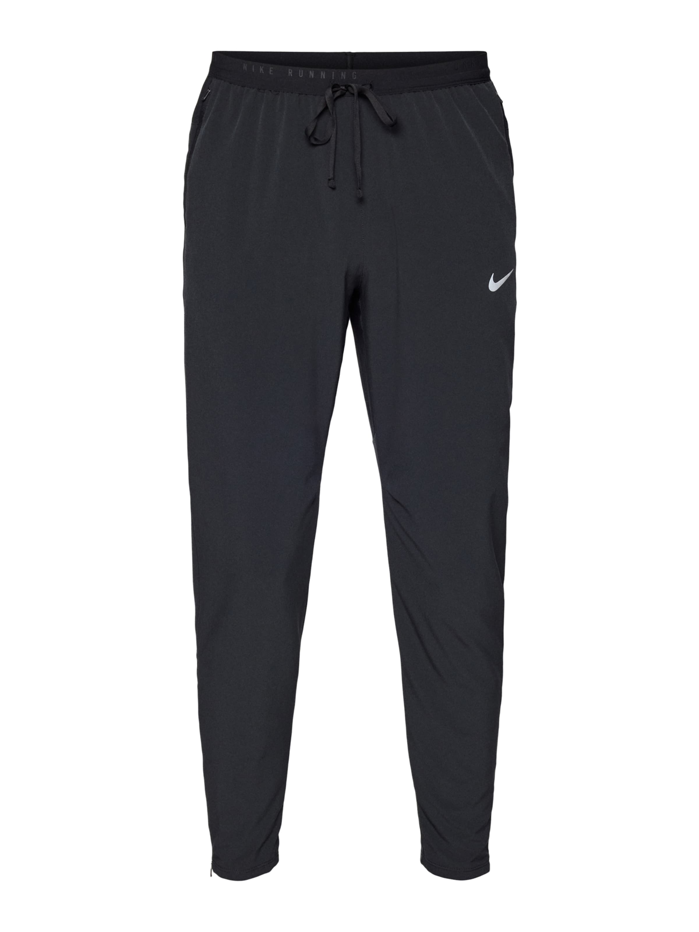 NIKE Workout Pants 'STRIDE' in Black / White, Item view