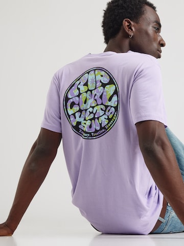 T-Shirt fonctionnel 'PASSAGE' RIP CURL en violet : devant