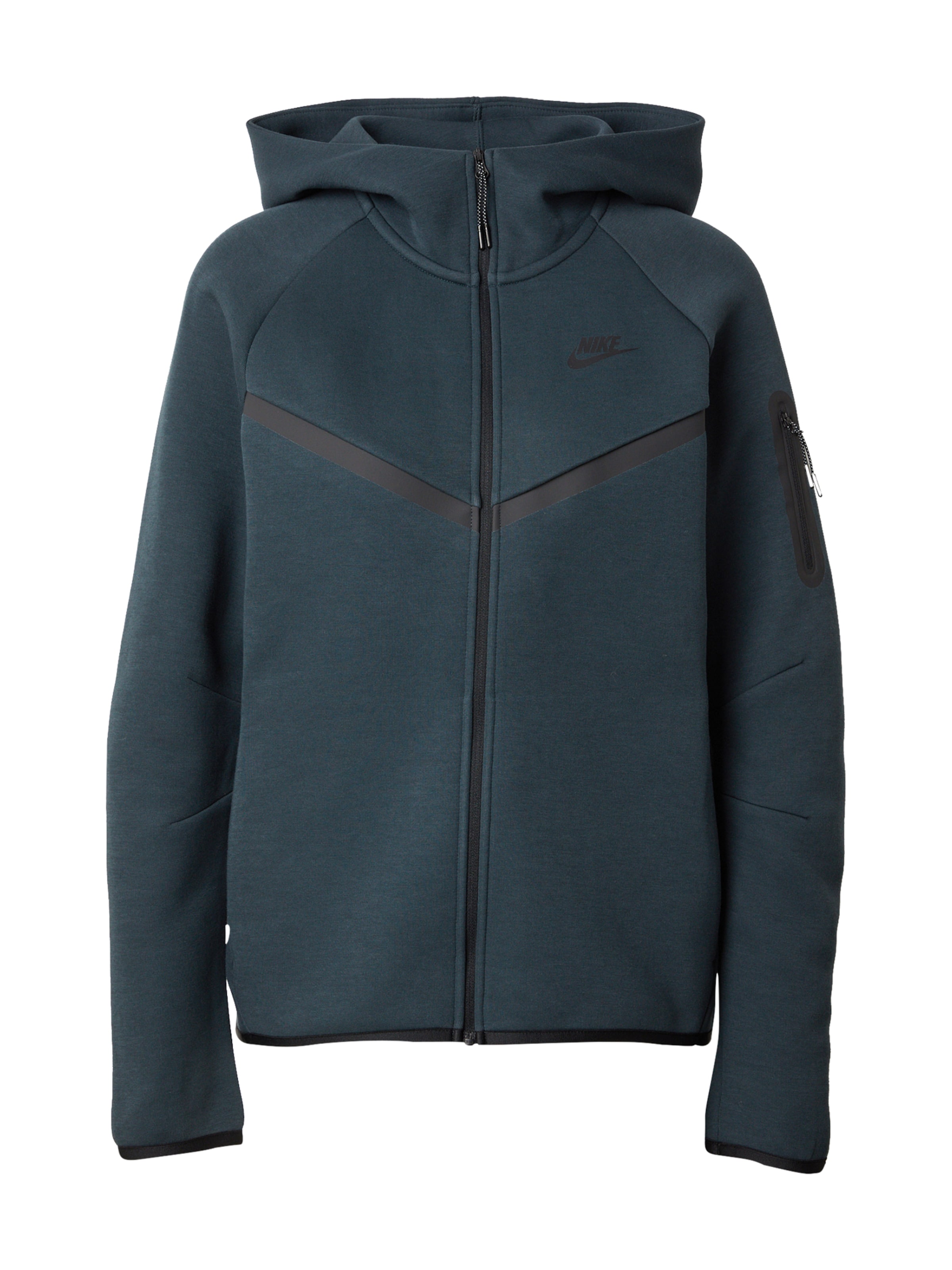 Nike SportswearGornji dio trenirke 'TECH FLEECE 2' - zelena boja: prednji dio