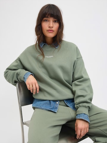 JJXX Sweatshirt 'JXSTUDIO VESTERBRO' in Green