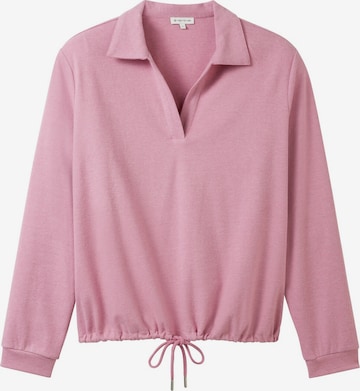 TOM TAILOR Sweatshirt in Pink: front