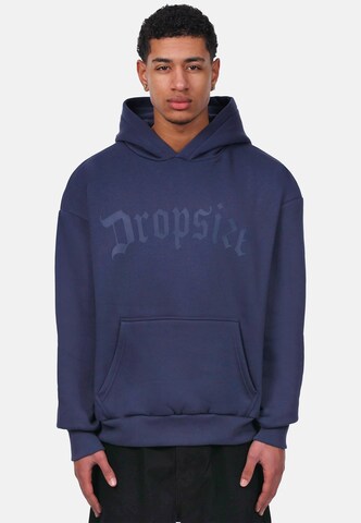 Dropsize Sweatshirt in Blau: Vorderseite