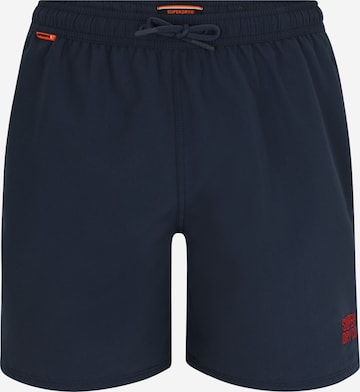 Shorts de bain 'ESSENTIAL' Superdry en bleu : devant