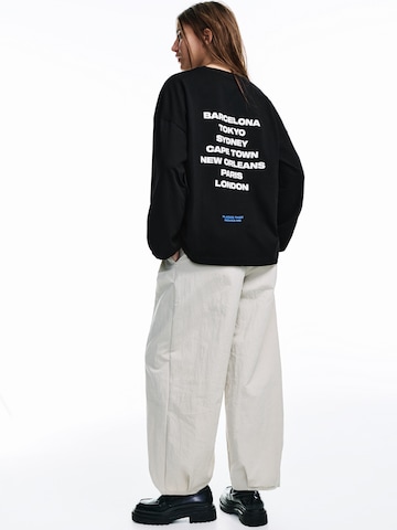 Pull&BearMajica 'CIUDADES' - crna boja