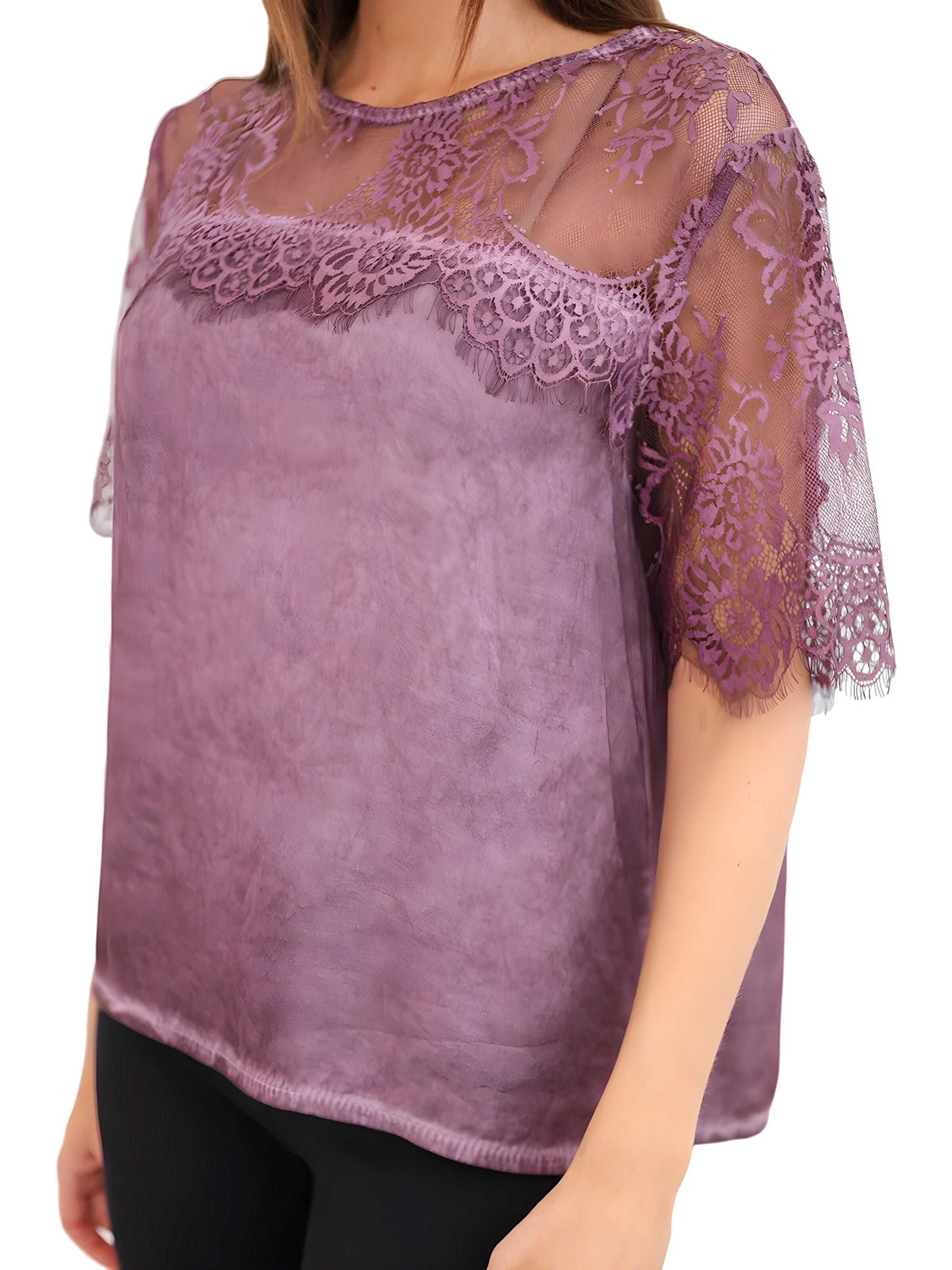 Lumera Bluse 'Cosima'‌‌‌‌‌‌‌‌ in Lila