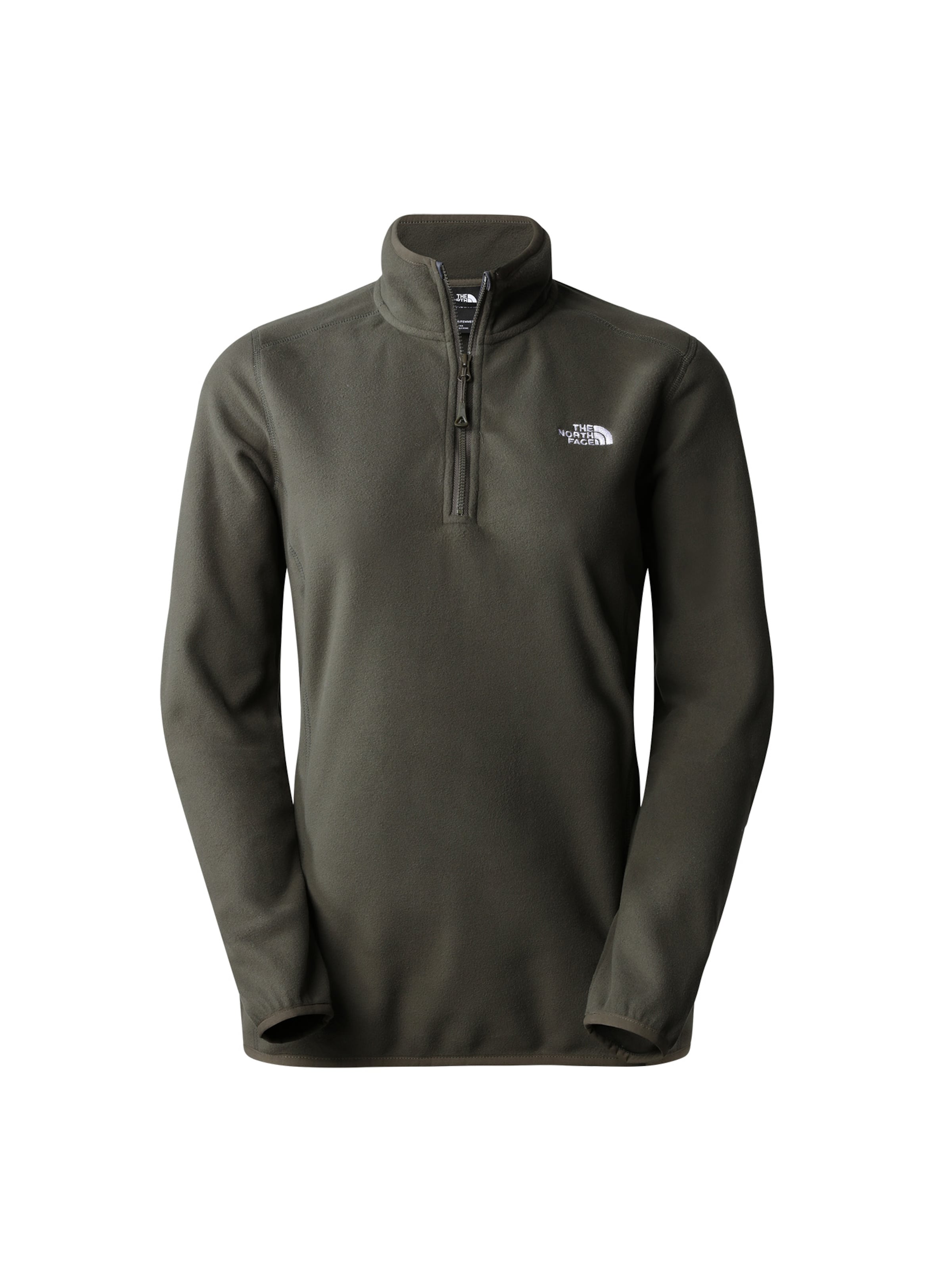Pullover sportivo di THE NORTH FACE in verde: frontale