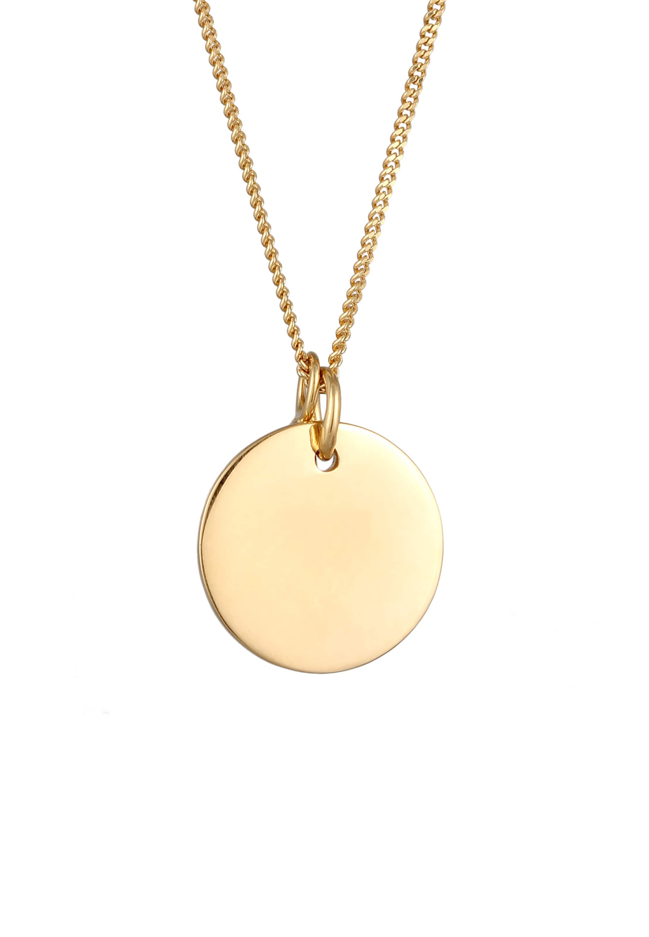 ELLI Ketting 'Kreuz' in Goud