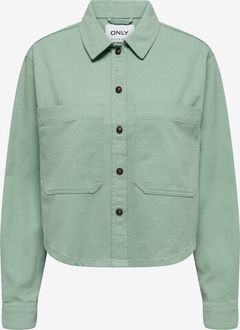 Veste mi-saison 'ONLDREW' ONLY en vert : devant