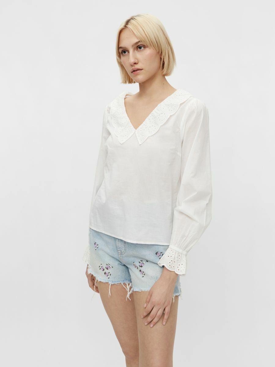 Chemisier PIECES en Blanc 