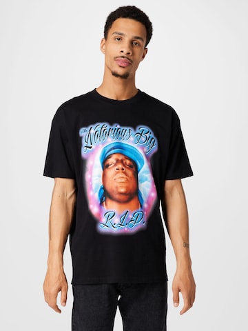 Mister Tee Shirt 'Biggie R.I.P' in Zwart: voorkant