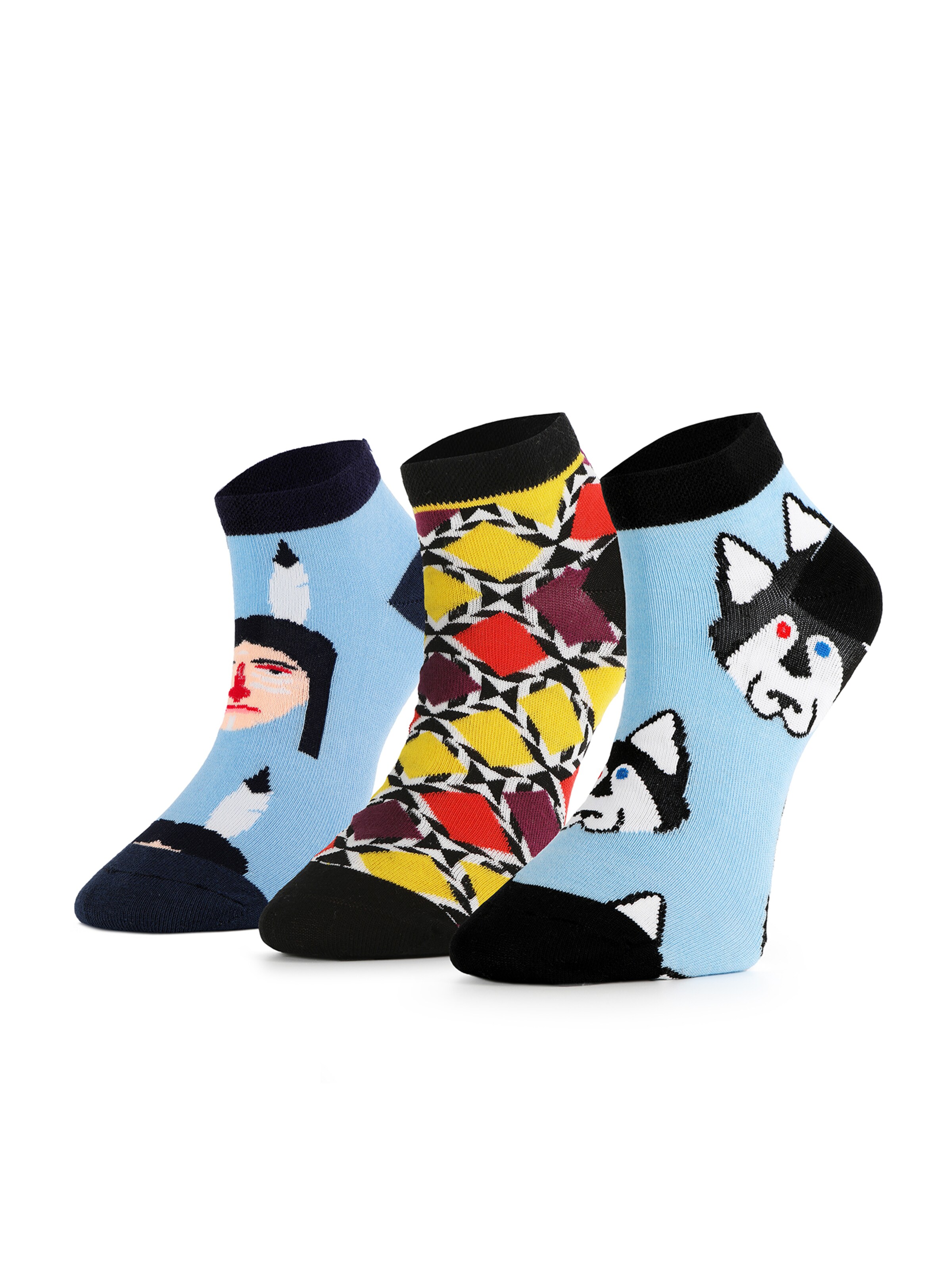 Crea Socks Ankle socks 'Mohikaner' in Mixed colours