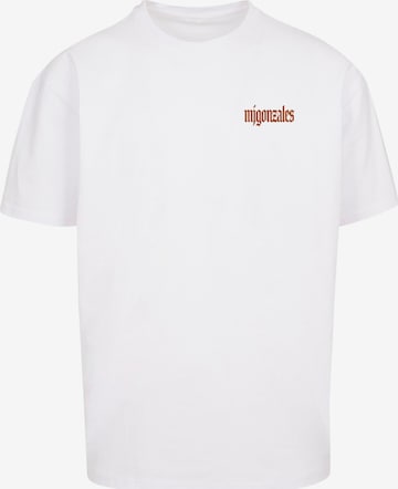 MJ Gonzales T-Shirt 'Liberation  Doves' in Weiß: predná strana