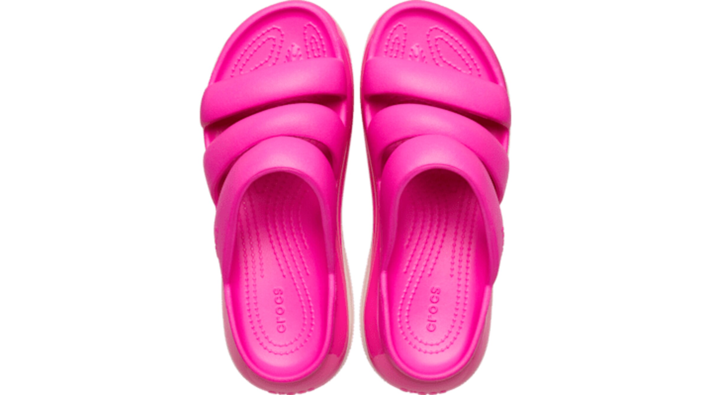 Mule 'Mega Crush' Crocs en rose