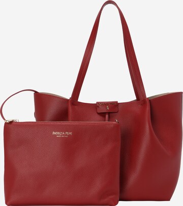 PATRIZIA PEPE Nakupovalna torba | rdeča barva