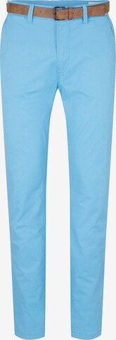 Coupe slim Pantalon chino TOM TAILOR DENIM en bleu : devant