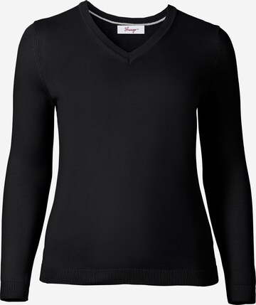 Pullover di SHEEGO in nero: frontale