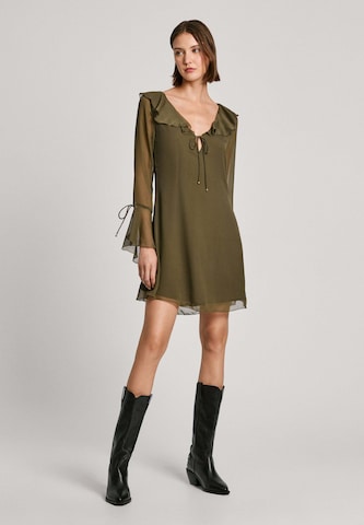 Pepe Jeans Dress 'RESPECT' in Green