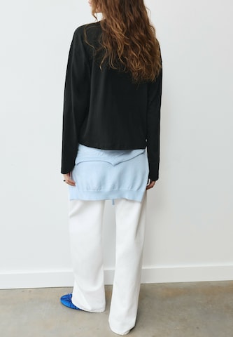 Pull&Bear Majica | črna barva