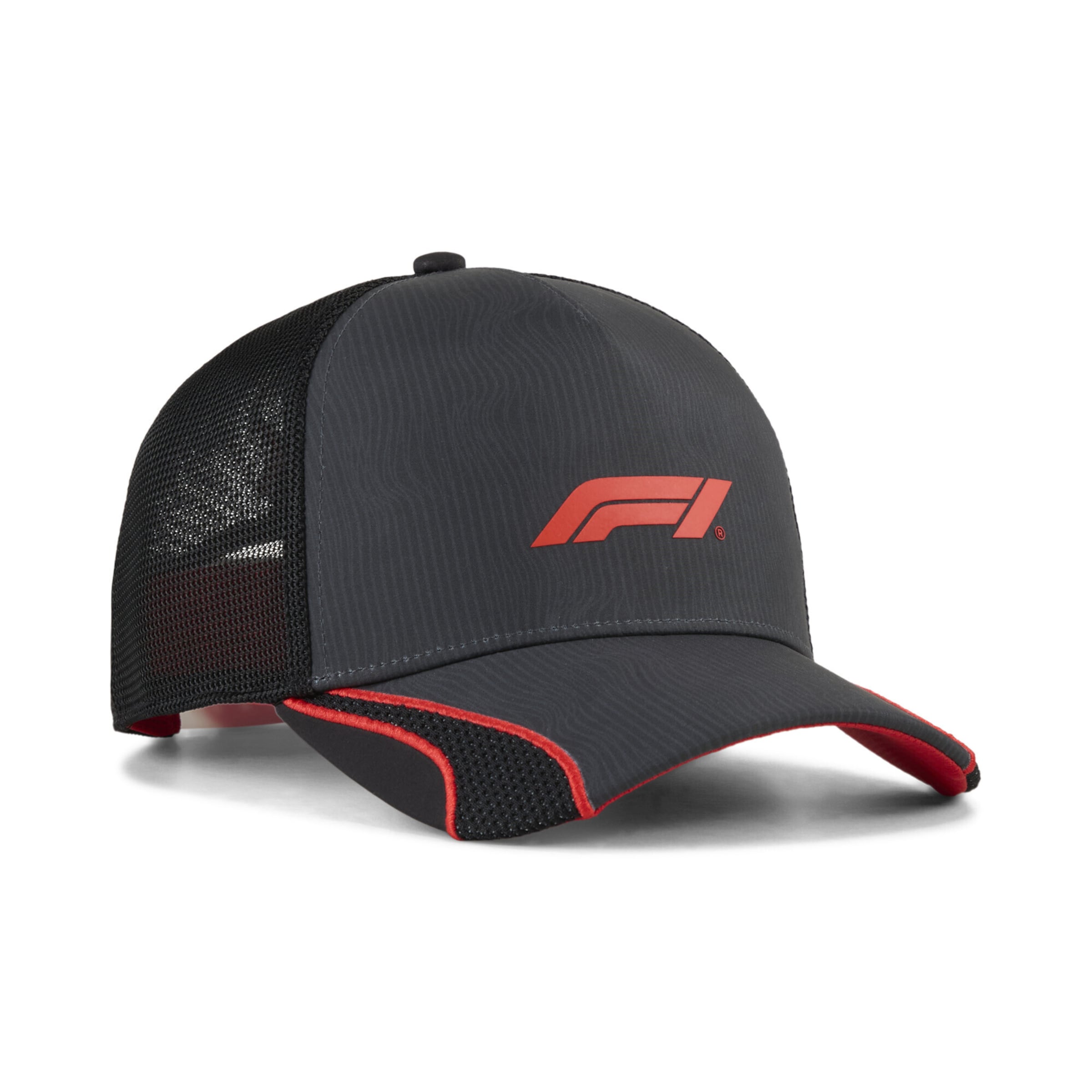 PUMA Cap 'F1®' in orangerot / schwarz, Produktansicht