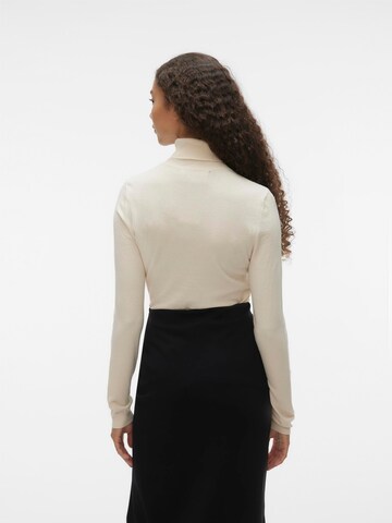 VERO MODA Свитер 'Happiness' в Бежевый