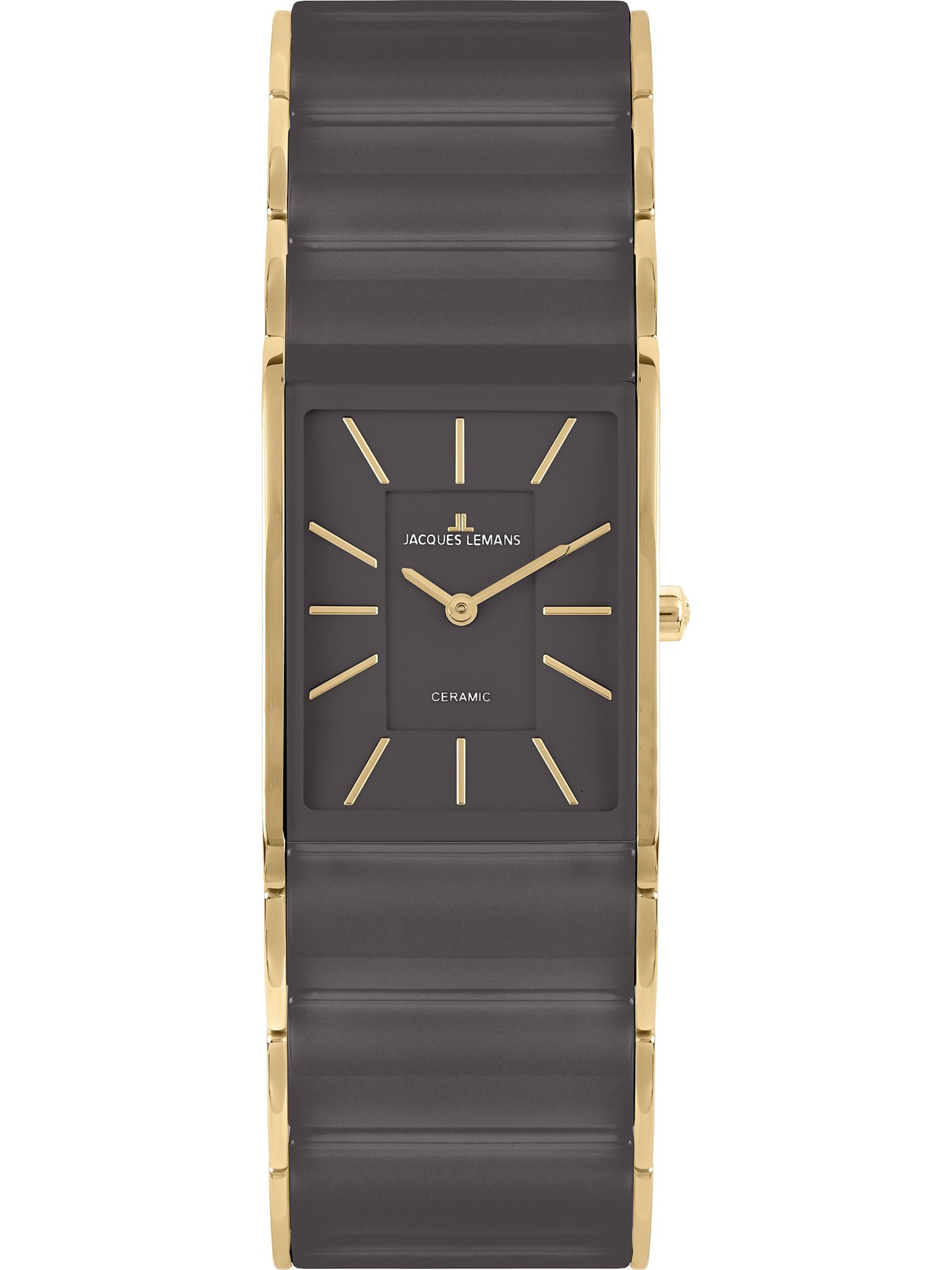 Jacques Lemans Uhr in Braun: Vorderseite