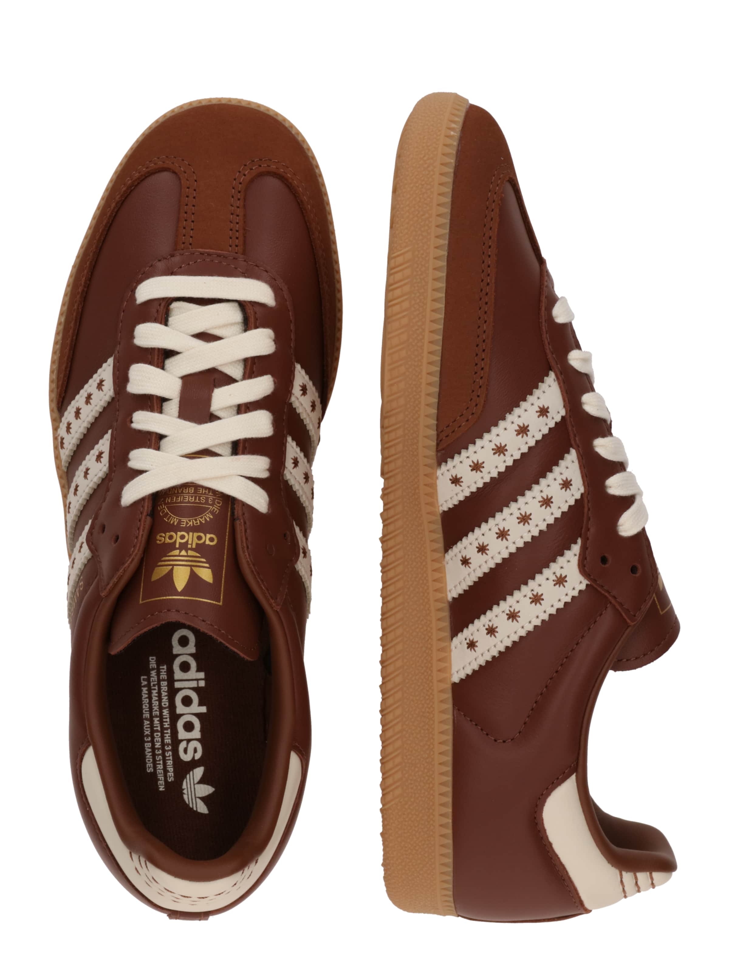 ADIDAS ORIGINALS Низкие кроссовки 'SAMBA' в Коричневый