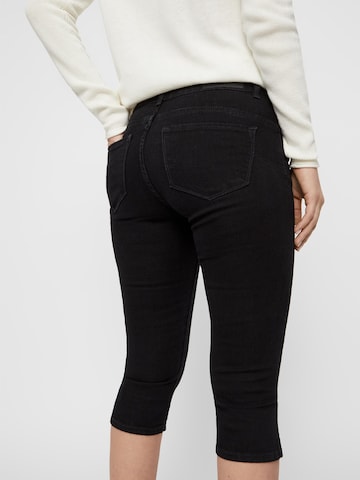 VERO MODA Slimfit Jeansy 'Hot Seven' w kolorze czarny