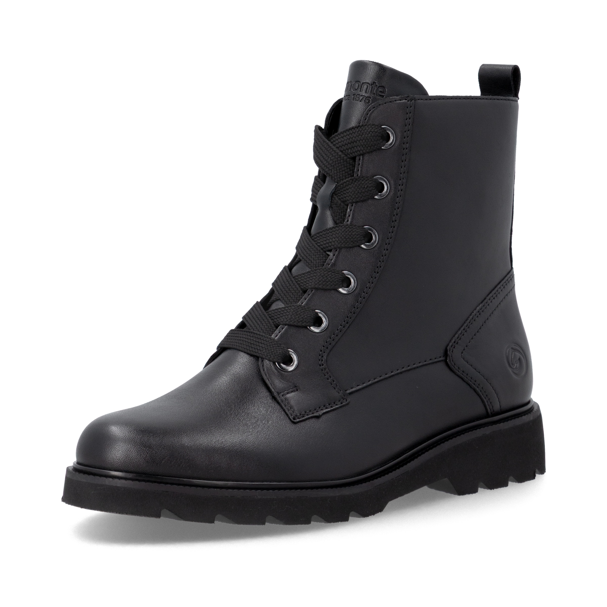 Bottines à lacets ' D3S71 ' REMONTE en noir : devant