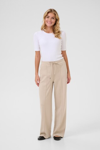 Kaffe Loosefit Broek 'Jenny' in Beige