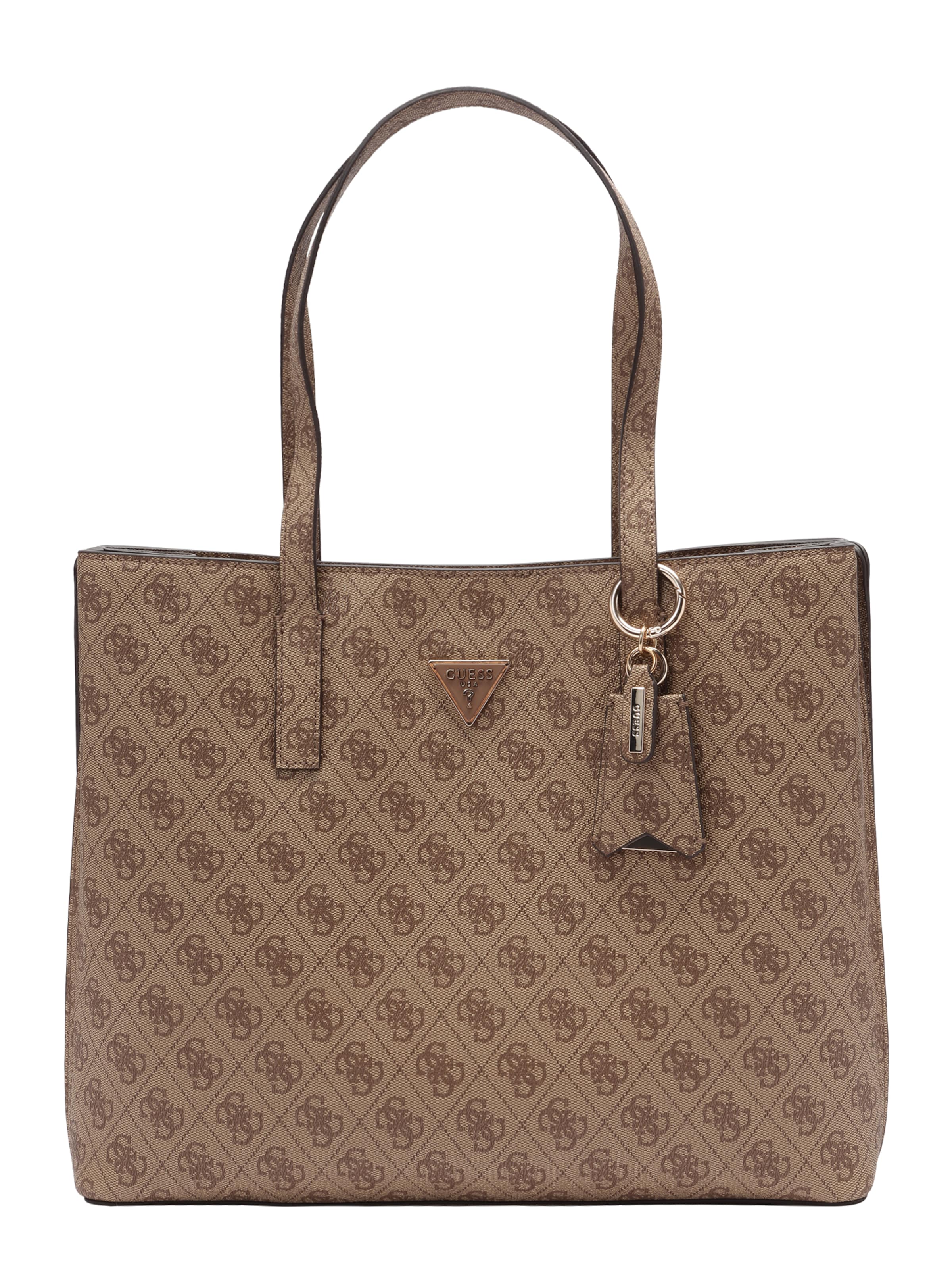 GUESS Shopper 'MERIDIAN II GIRLFRIEND TOTE' in Beige: Vorderseite