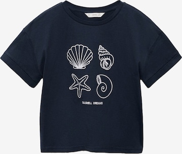 MANGO KIDS Paita 'SEASHELL' värissä sininen: etupuoli