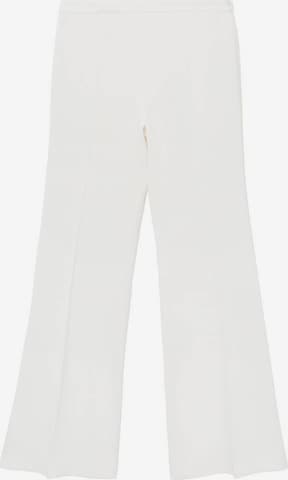 MANGO Pleated Pants 'Harry' in White: front