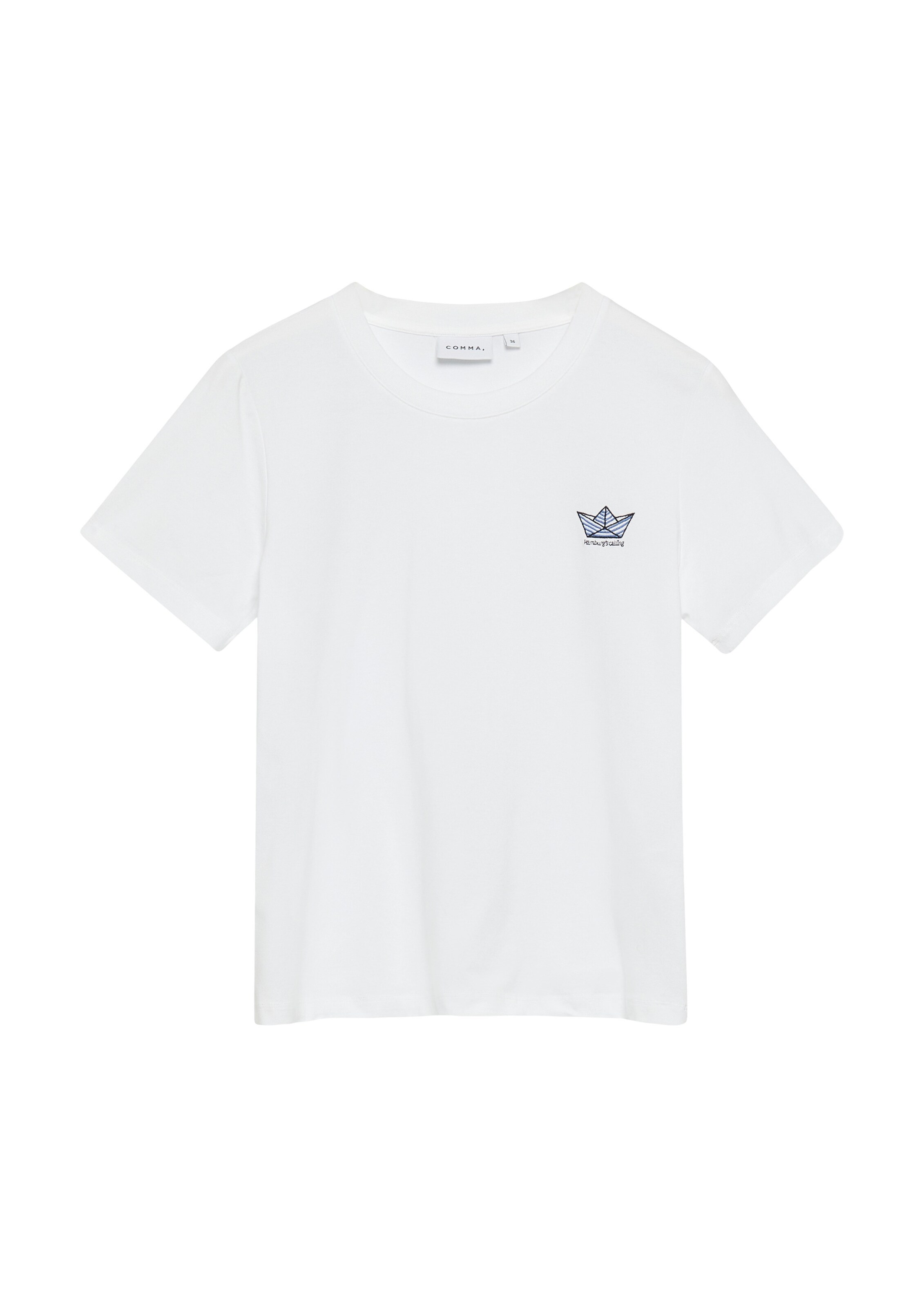 COMMA Shirt in White: front