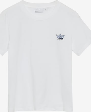 COMMA T-Shirt in Weiß: Vorderseite