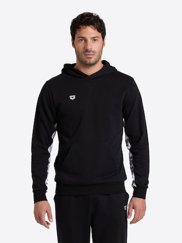 ARENA Sport sweatshirt 'ICONS' i svart