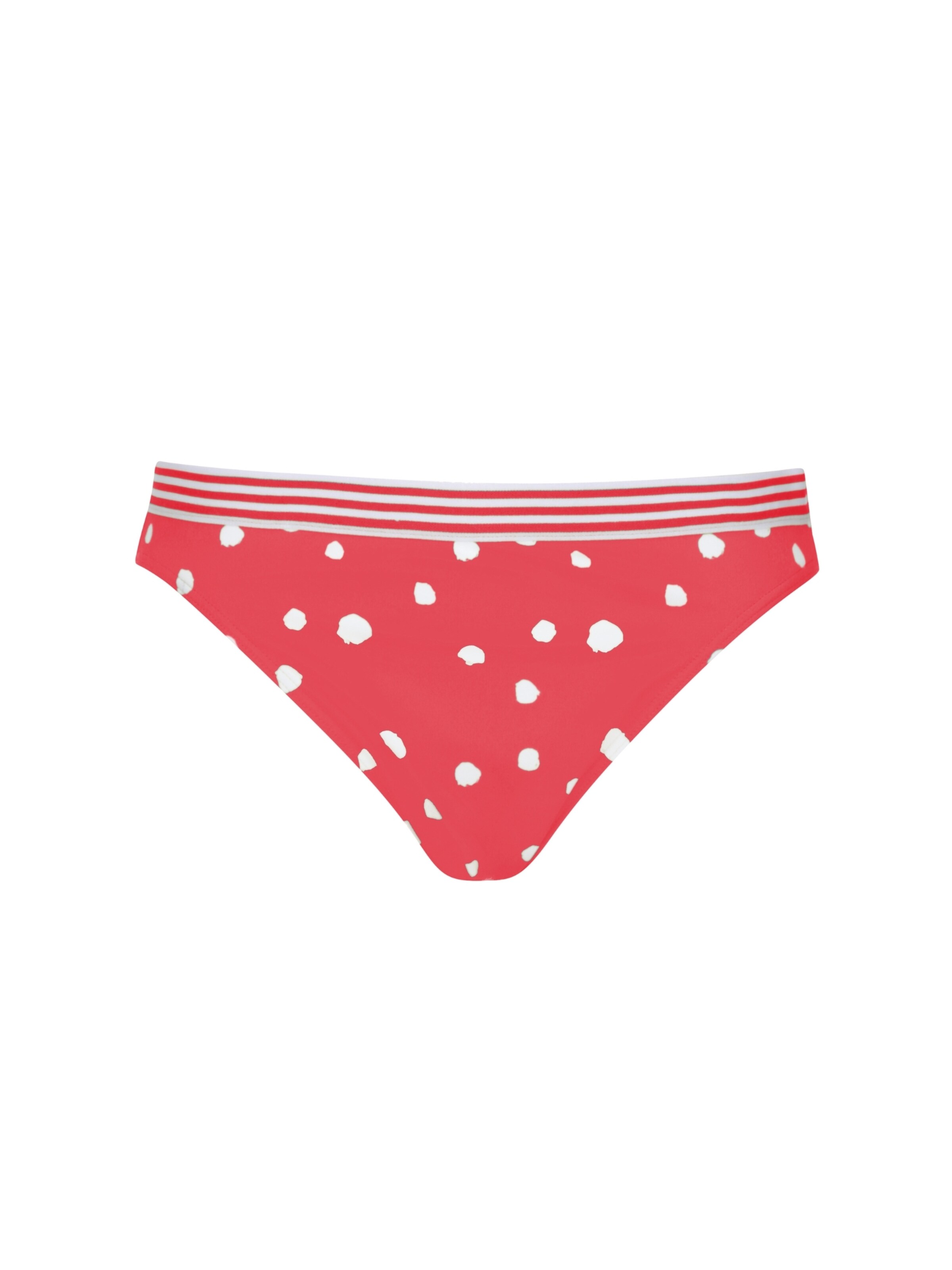 VIVID Долнище на бански тип бикини в червено: отпред
