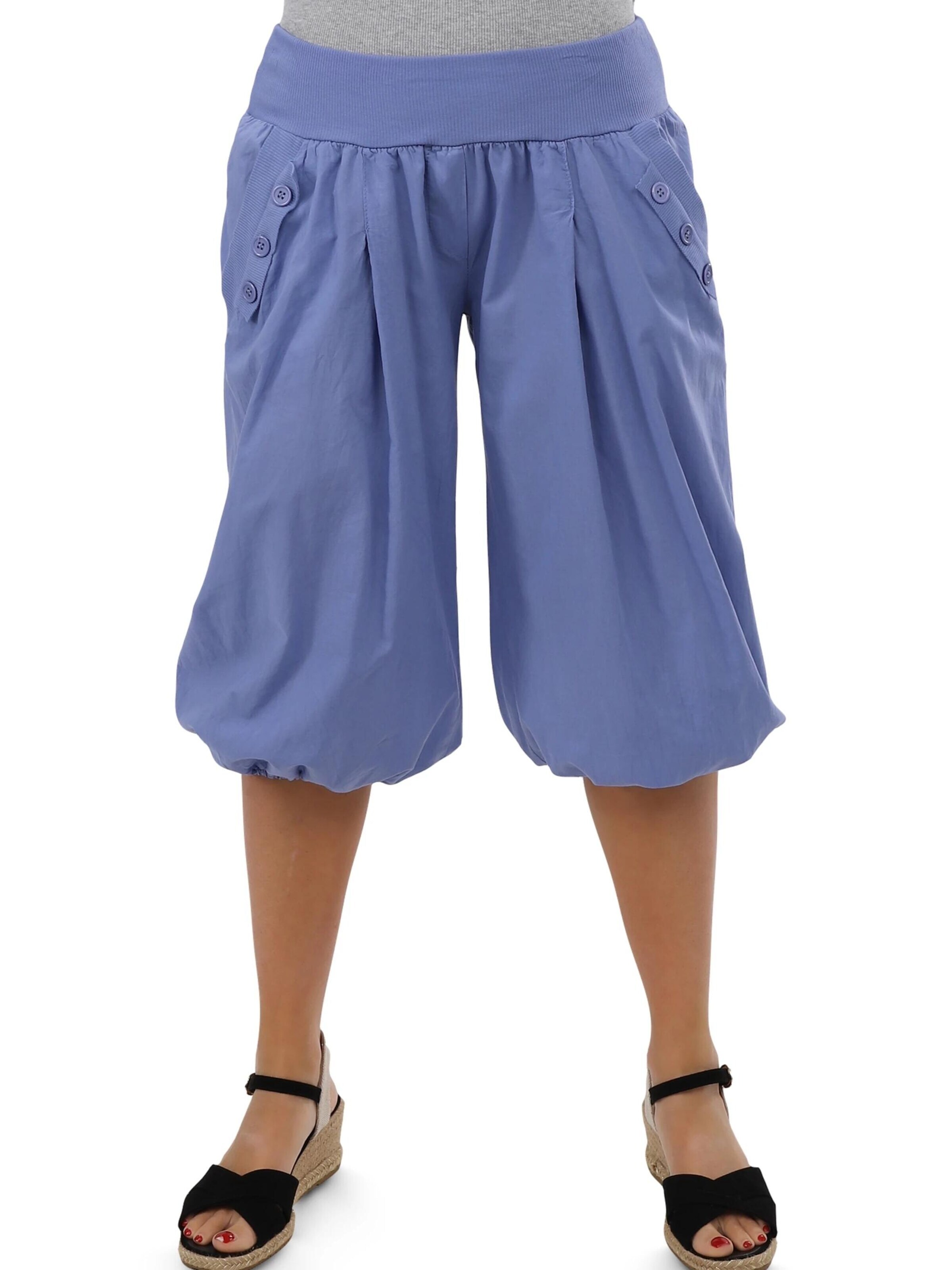 malito more than fashion Loose fit Harem Pants in Blue