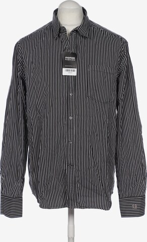 PIONEER Button Up Shirt in XL in Black: front