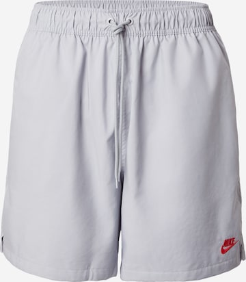 Nike Sportswear Панталон 'CLUB' в сиво: отпред