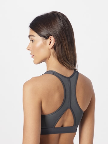 Bustier Soutien-gorge de sport 'Powerreact Hyperbright Medium-Support' ADIDAS PERFORMANCE en gris