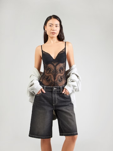 ETAM Боди 'PURE INFINI' в черно