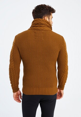 Leif Nelson Strickjacke in Braun