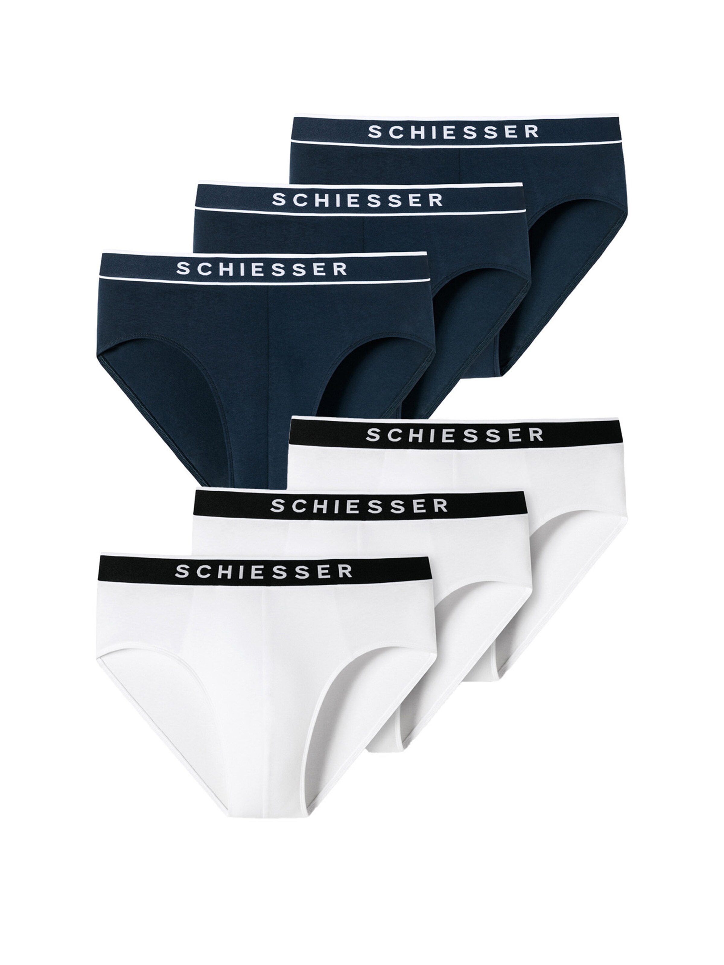 SCHIESSER Slip ' 95/5 Organic Cotton ' in Wit: voorkant