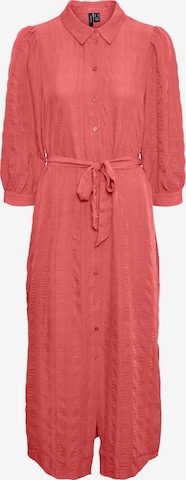 VERO MODA Shirt dress 'CAMMI' in Orange: front