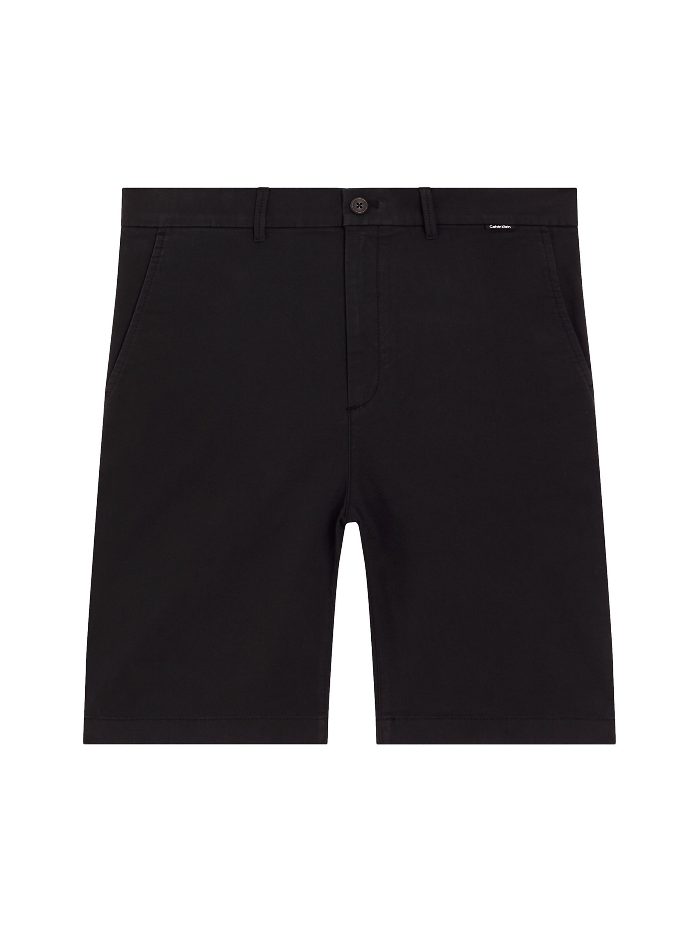 Calvin Klein Regular Chino trousers in Black: front