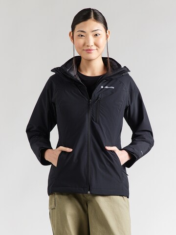 juoda COLUMBIA Laisvalaikio striukė 'Oak Ridge II': priekis